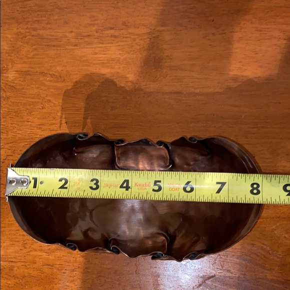 Copper craft guild 611 antique folded decorative - Picture 7 of 8